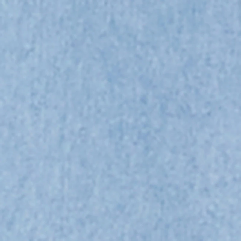 Chambray 1982 NYC Embroidered Patch Graphic Cropped Shirt