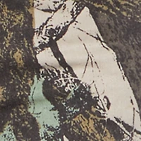 Tree Camo Frayed Skinny Jeans