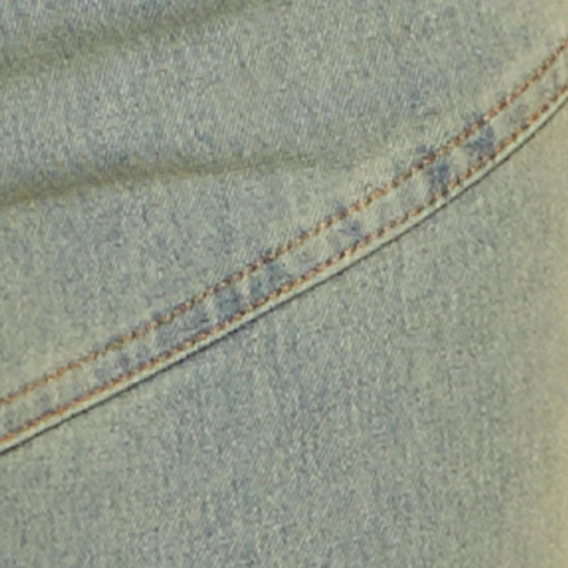 Acid Wash Cropped Zip Front Jean Jacket