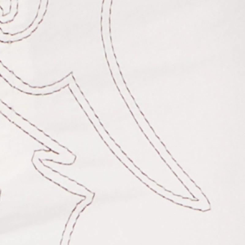 Decorative Stitch Zip Front Cropped Denim Vest