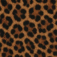 Leopard Print Faux Fur Cropped One Button Jacket