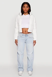 Hooded Short Puffer Jacket