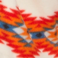 Sherpa Lined Aztec Pattern Fleece Jacket