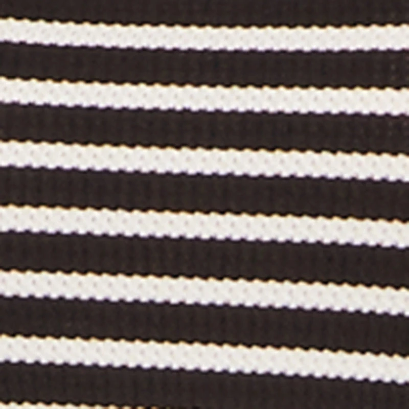 Striped Off The Shoulder Long Sleeve Bubble Hem Dress