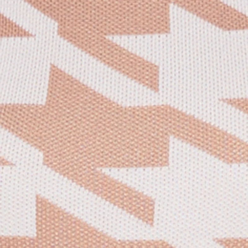 Houndstooth Sleeveless Mock Neck Midi Sweater Dress