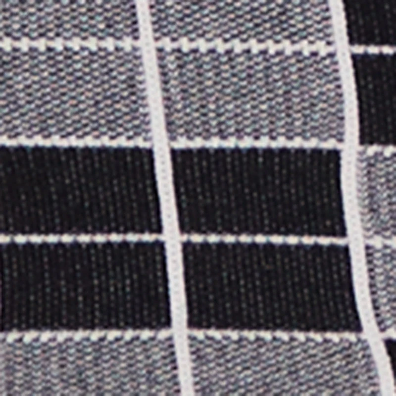 Checkered Plaid Long Sleeve Dress