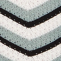 Trendy Crochet Chevron Halter Bodycon Dress