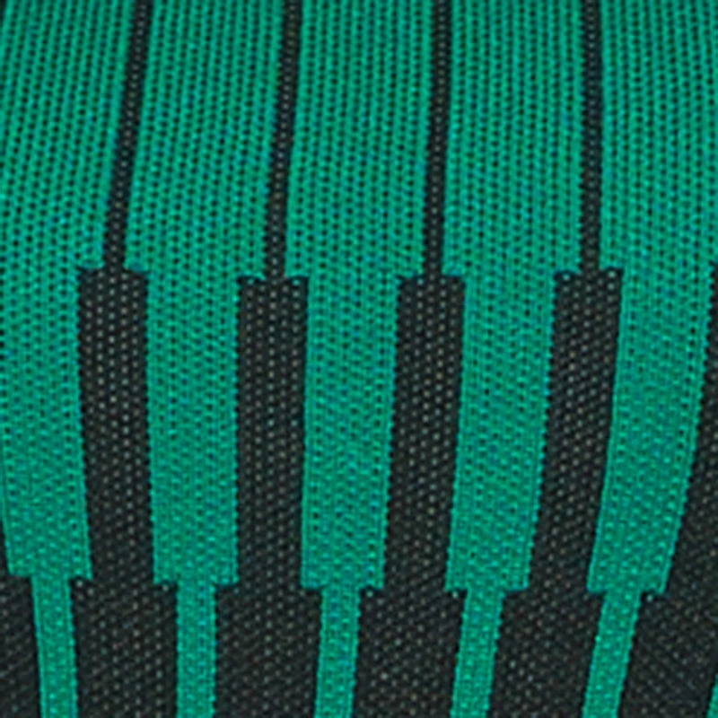 Trendy Mock Neck Striped Long Sleeve Sweater Dress