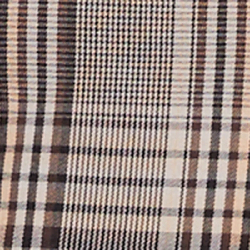 Plaid Strapless Skater Dress