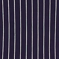 Pinstripe Pleated Milkmaid Dress