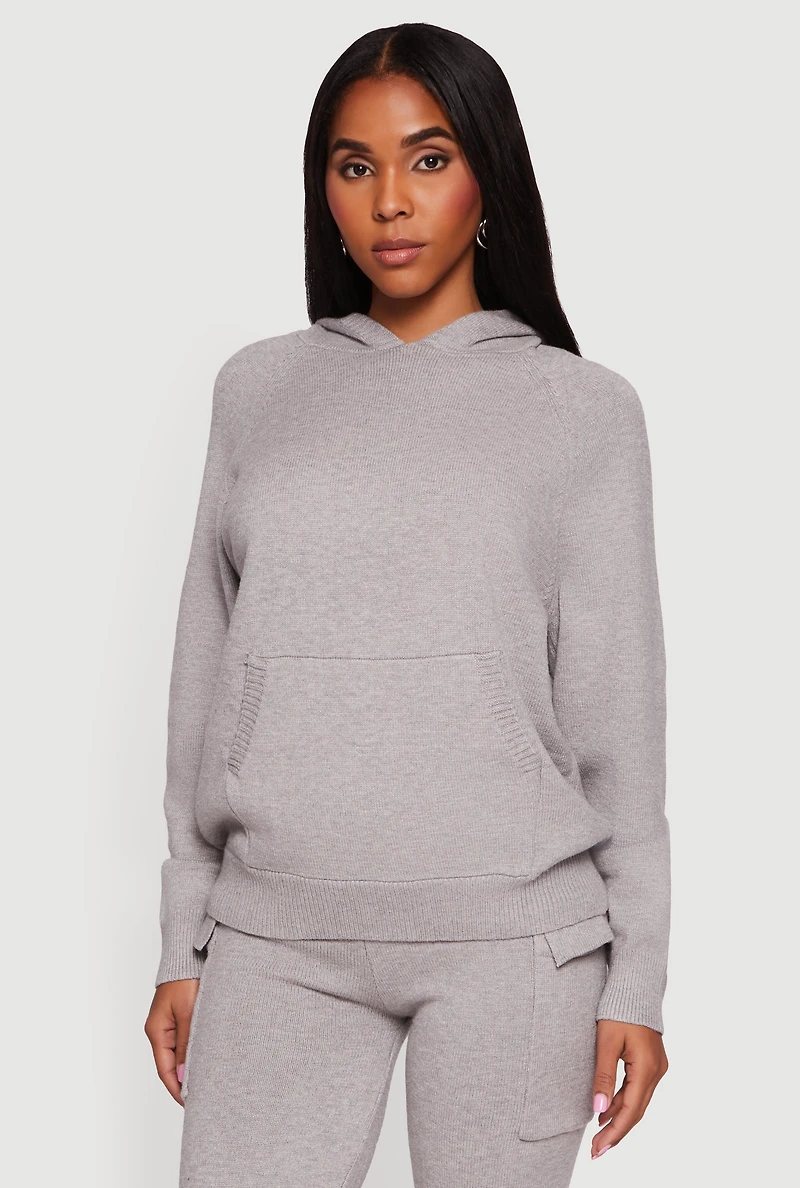 Kangaroo Pocket Pullover Sweater Hoodie