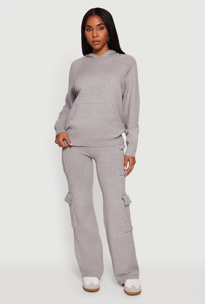 Kangaroo Pocket Pullover Sweater Hoodie