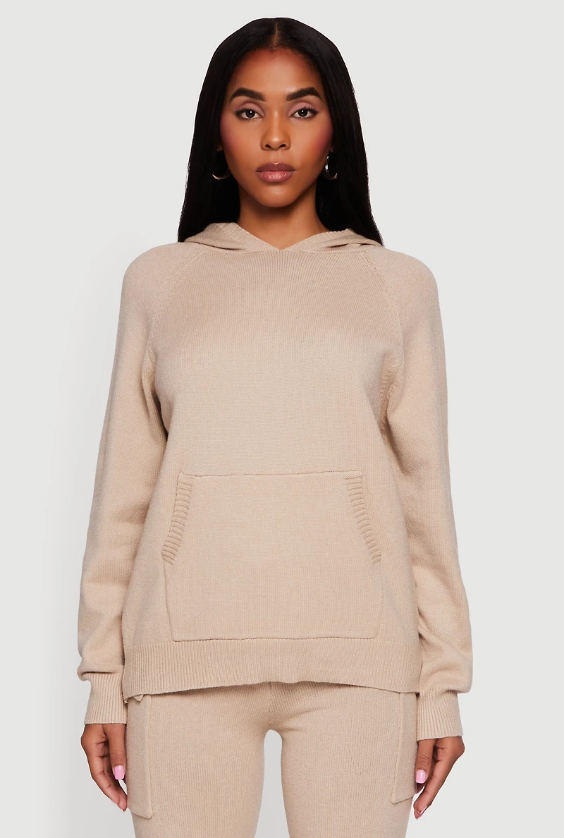 Kangaroo Pocket Pullover Sweater Hoodie
