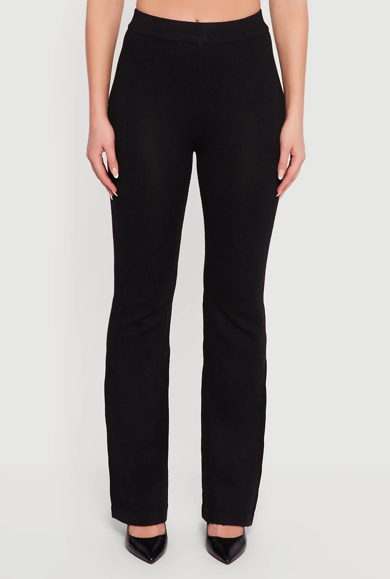 High Waisted Bootcut Pants