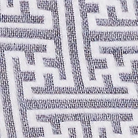 Geometric Print Button Front Cropped Cardigan