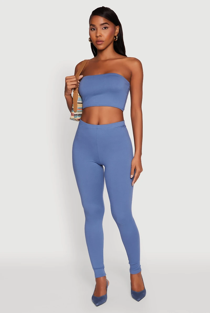 Basic Solid Leggings