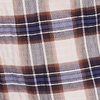 Plaid Long Sleeve Cropped Shirt