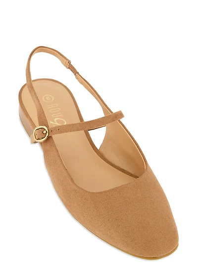 Slingback Mary Jane Flats