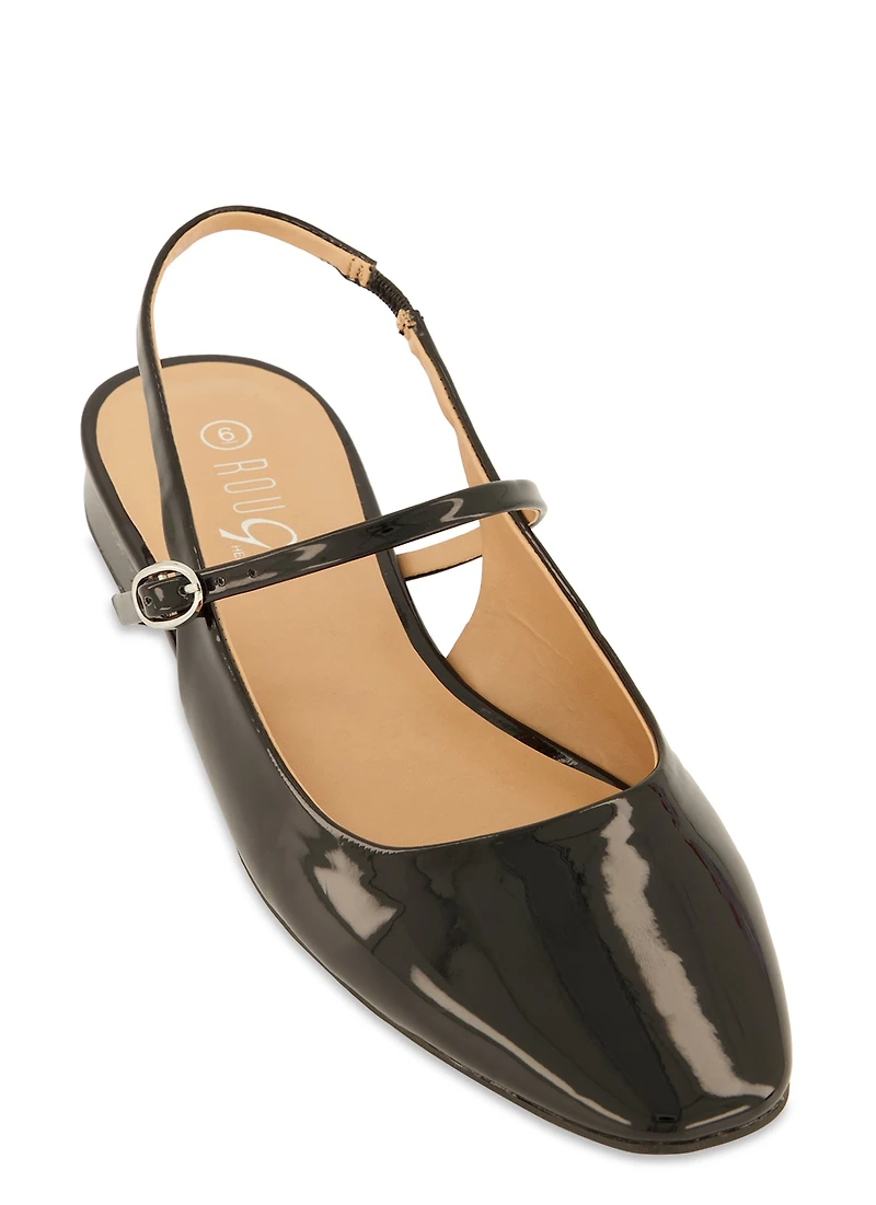 Slingback Mary Jane Flats
