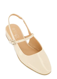 Slingback Mary Jane Flats