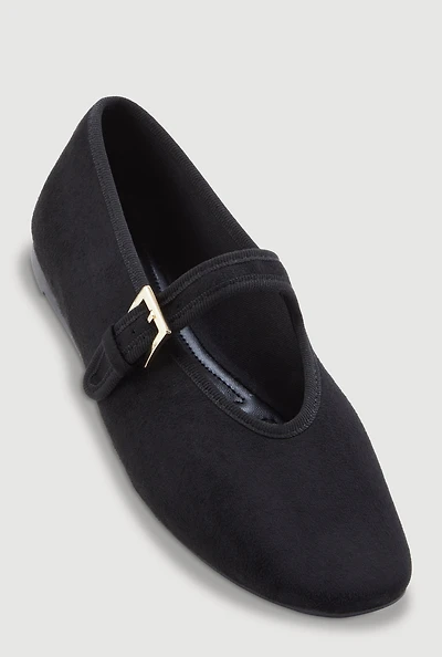 Buckle Strap Mary Jane Flats