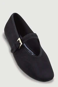 Buckle Strap Mary Jane Flats