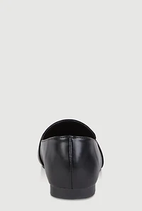Womens Color Block Pendant Detail Flats,