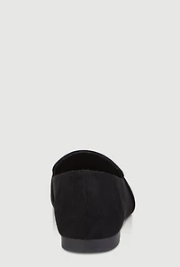 Womens Color Block Pendant Detail Flats,