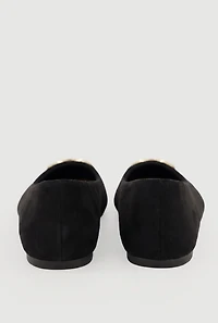Geometric Pendant Ballet Flats