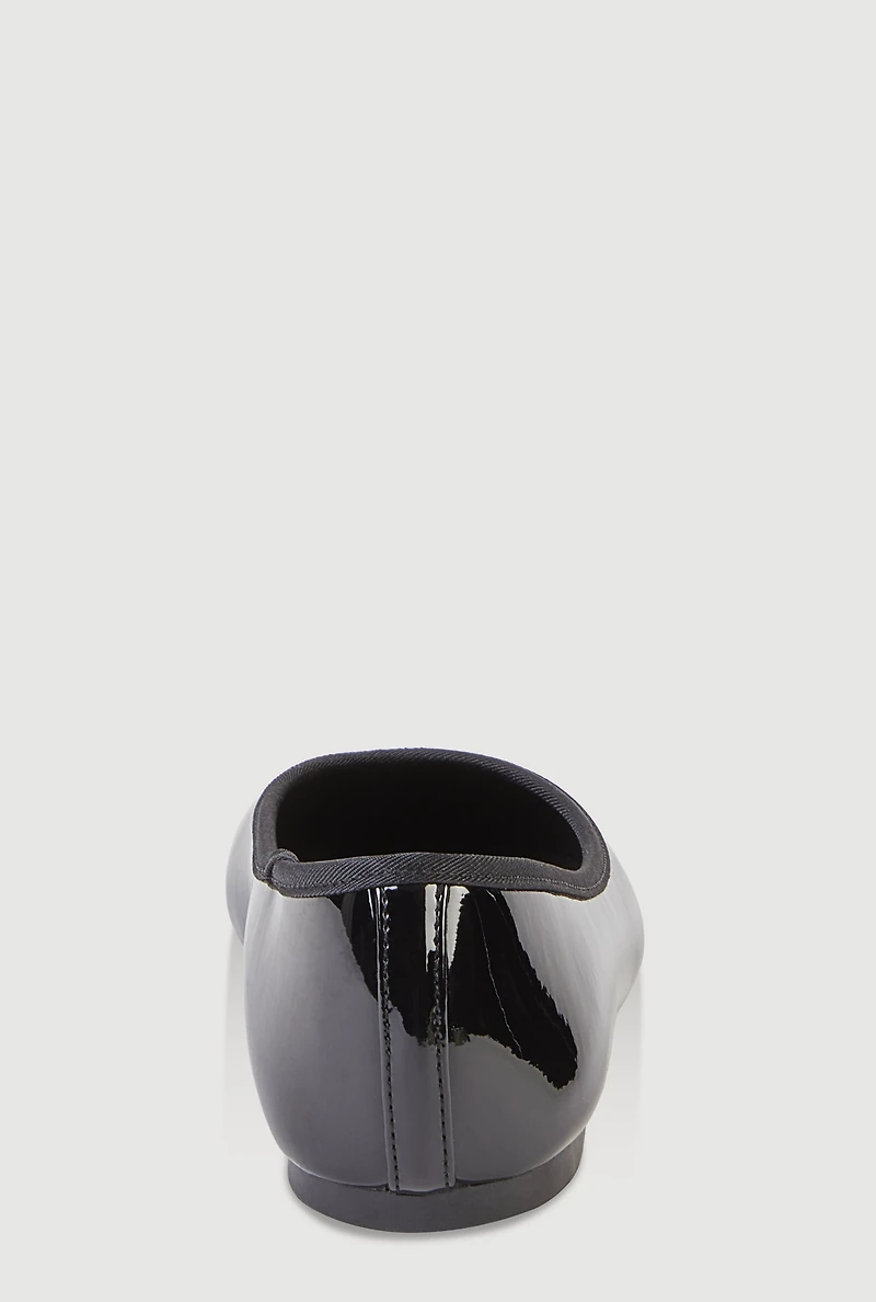 Almond Toe Ballerina Flats