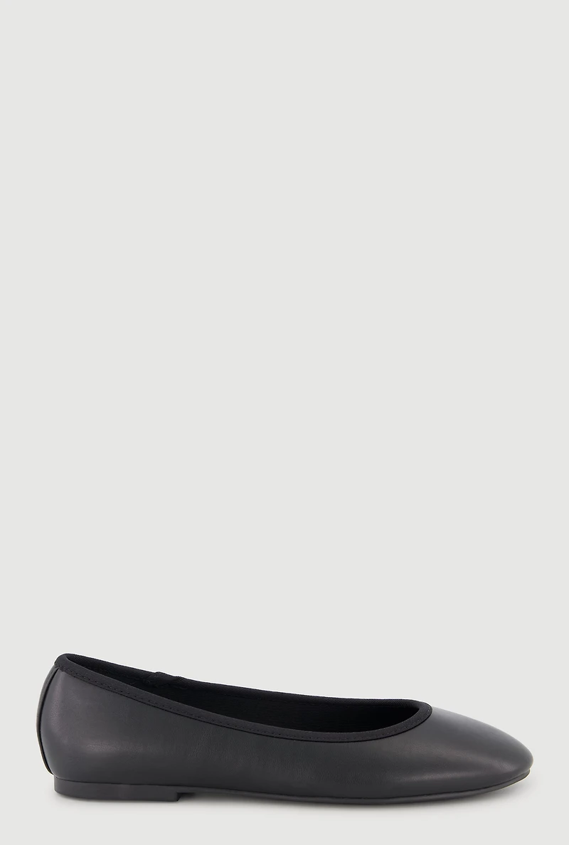 Round Toe Ballet Flats