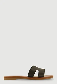 Womens H Band Slide Sandals, 10