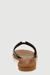 Womens H Band Slide Sandals, 10