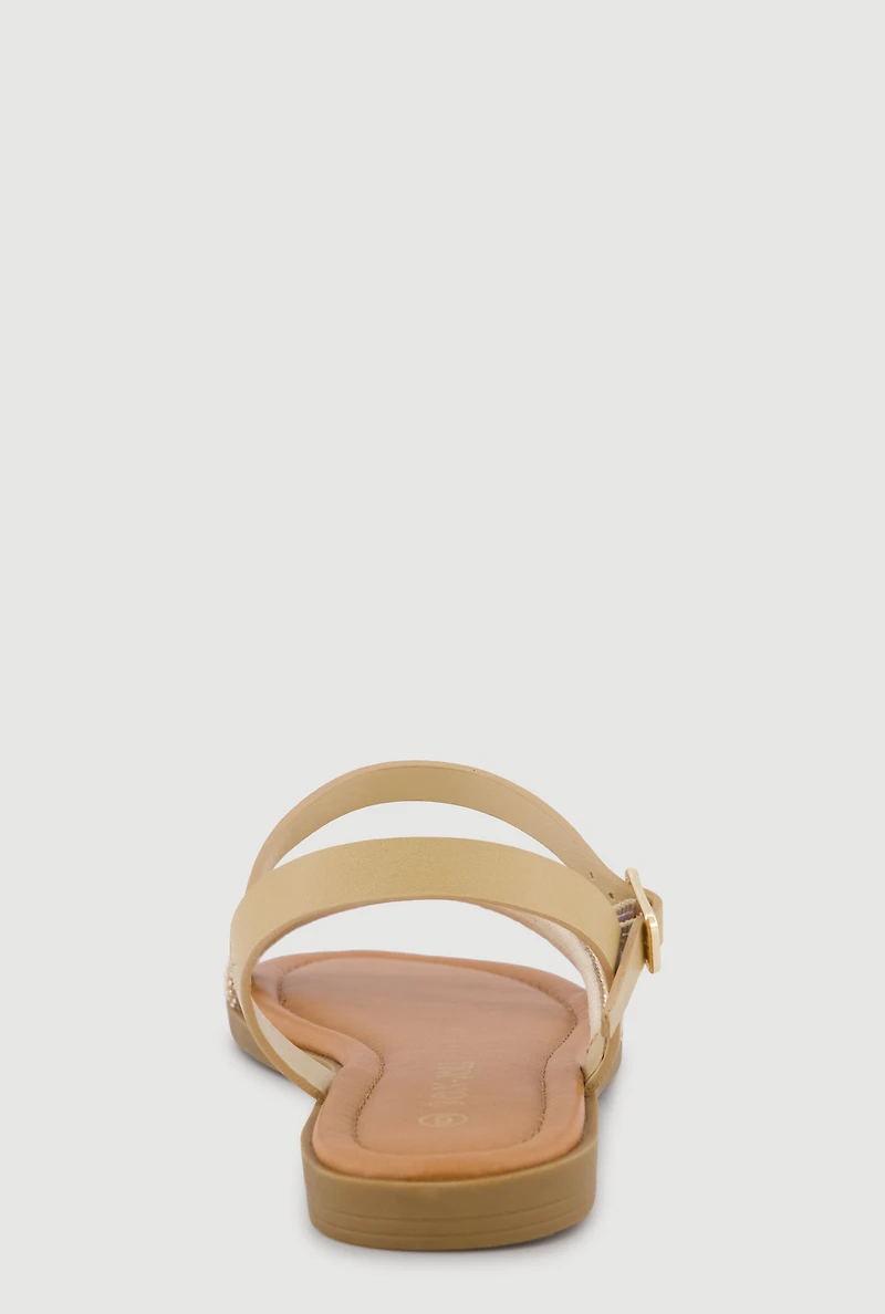 Strappy Band Open Toe Sandals