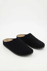 Faux Suede Clogs