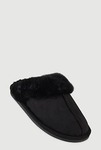 Faux Fur Lined Slippers