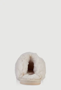 Womens Faux Fur Lined Slippers,