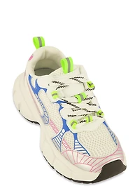 Textured Knit Chunky Sneakers