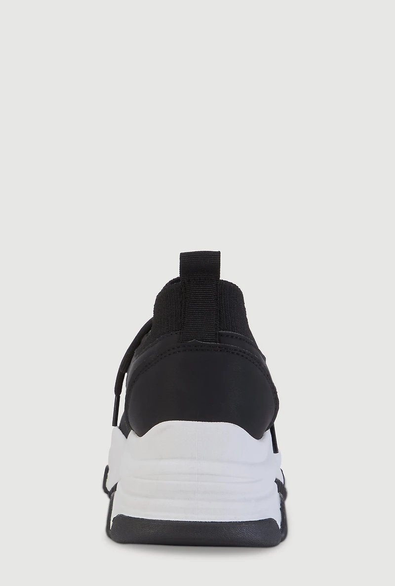 Low Platform Chunky Sneakers