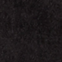 Faux Fur Cuff Almond Toe Wedge Booties