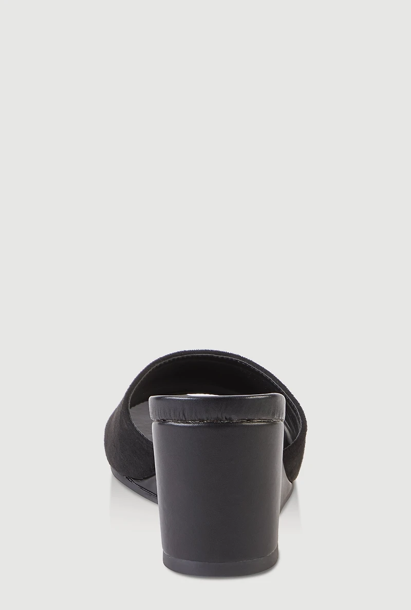 Single Band Wedge Mules