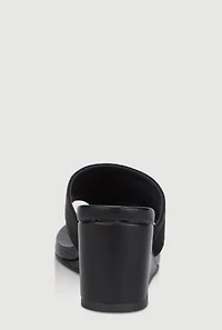 Open Toe Wedge Thong Sandals