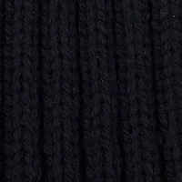 Trendy Faux Fur Pom Pom Detail Ribbed Knit Beanie