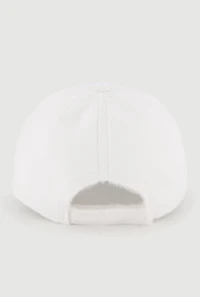 Solid Faux Fur Baseball Cap