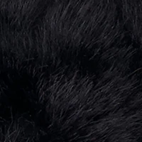 Faux Fur Ribbed Knit Bucket Hat