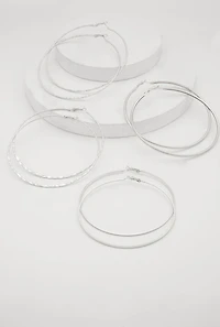 Hoop Earrings Set of 4