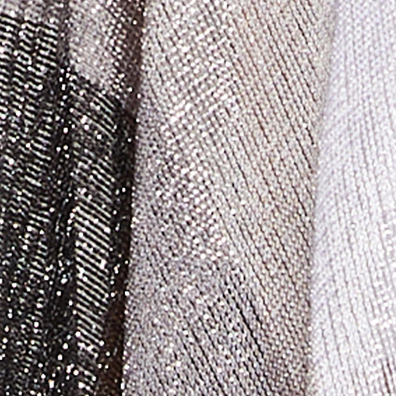 Trendy Fringe Hem Ombre Lurex Cover Up