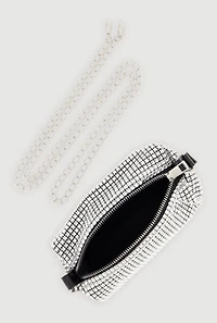 Rhinestone Barrel Bag