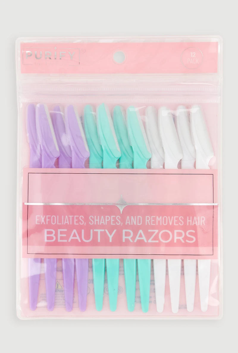 Eyebrow Razors 12 Pack