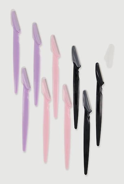 Womens Eyebrow Razors 9 Pack, Multi